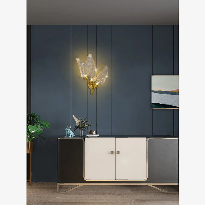 MIRODEMI® Madrid | Leaf Shaped LED Wall Lamp | wall light | wall sconce