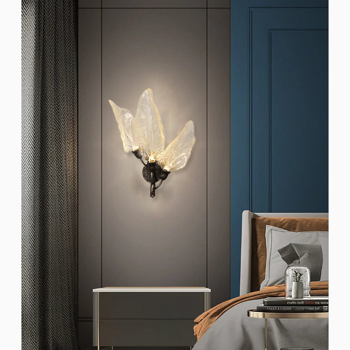 MIRODEMI® Madrid | Leaf Shaped LED Wall Lamp