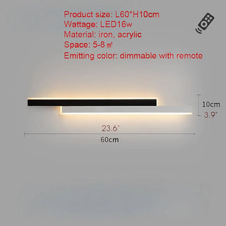 MIRODEMI® Málaga | Modern LED Long Hanging Light | wall lamp | wall sconce