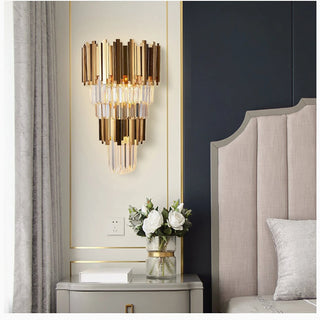 MIRODEMI-Marie crystal wall sconce