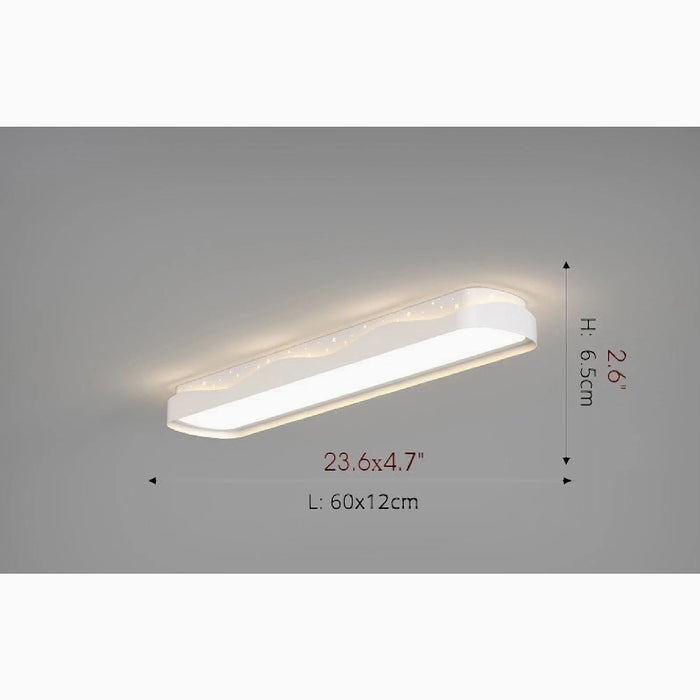 MIRODEMI® Martigny | Modern LED Bar flush mount ceiling Lamp