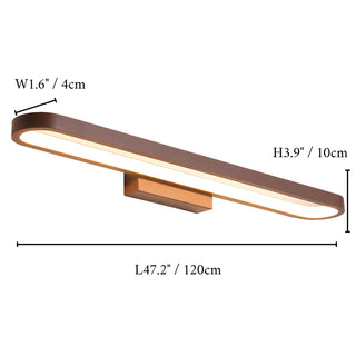 MIRODEMI® Mazarrón | Modern Brown LED Wall Light | wall lamp | wall sconce