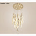 Menaggio | Gold Crystal Wave Light Fixture Scheme