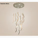 Menaggio | Exclusive Gold Crystal Wave Light Fixture