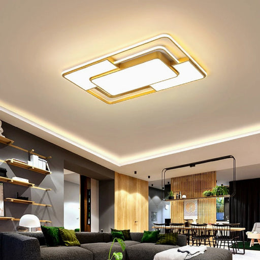 MIRODEMI® Menen | Modern rectangular Shaped Ceiling Light