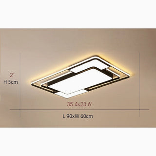 MIRODEMI® Menen | Modern Square Shaped Ceiling Light chandelier