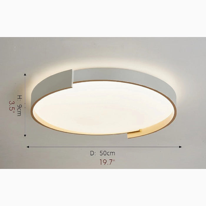 MIRODEMI® Meyrin | Minimalist Round LED Ceiling Light sizes