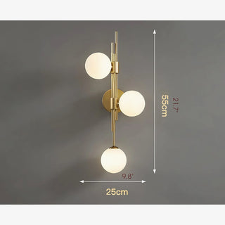 MIRODEMI® Mieres | Luxury Minimalist Glass LED Wall Lamp | wall light | wall sconce