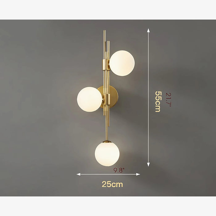 MIRODEMI® Mieres | Luxury Minimalist Glass LED Wall Lamp | wall light | wall sconce