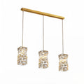 Mioglia | Art Deco Copper LED Crystal Pendant Lamp