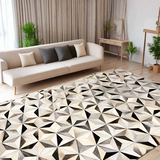 MIRODEMI® Modern Colorful Triangle Soft Area Carpet for Bedroom