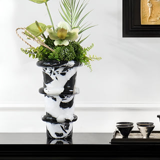 MIRODEMI® Modern Marble Flower Vase for Sophisticated Living Spaces