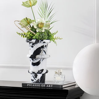 MIRODEMI® Premium Marble Vase for Home – Ideal for Any Room