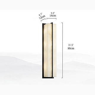 MIRODEMI® Modern Marble Wall Lamp in Minimalistic Style for Courtyard, Outdoor image | luxury lighting | luxury wall lamps