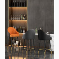 MIRODEMI® Modern Rotating High Bar Chair with Backrest for Living Room and Restaurants image | furniture | bar stools