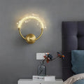 MIRODEMI® Mollerussa | Minimalist Luxury Crystal LED Wall Lamp | wall light | wall sconce | for bedroom | for hotel