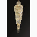 MIRODEMI® Moneglia | Chic Long Spiral Crystal Pendant Chandelier