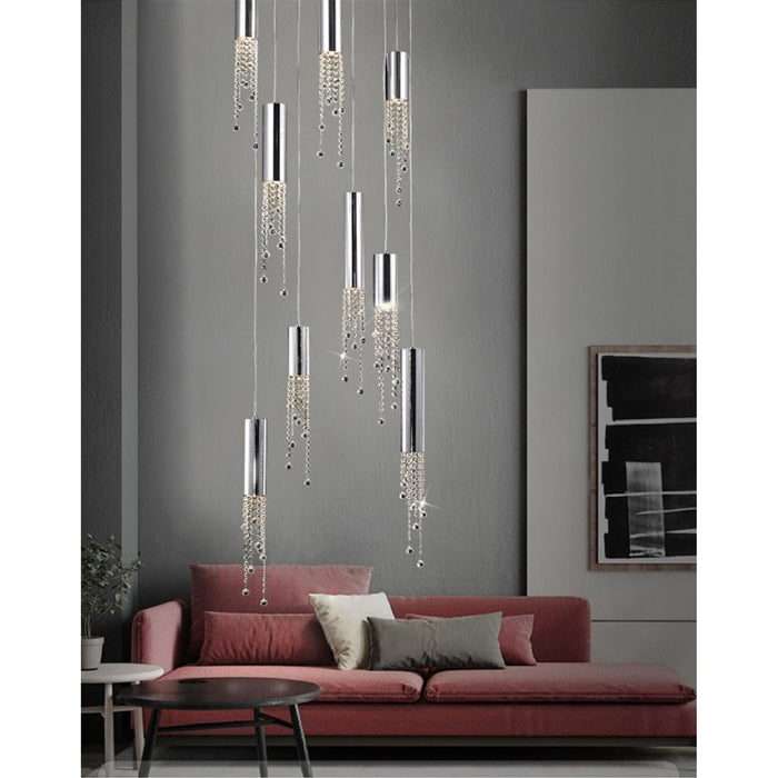 MIRODEMI® Monterosso | Hanging Crystal Pendant Light Fixture