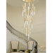 MIRODEMI® Monterosso | Hanging Gold Crystal Light Fixture