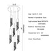 MIRODEMI® Monterosso | Hanging Crystal Light Fixture 6 lights