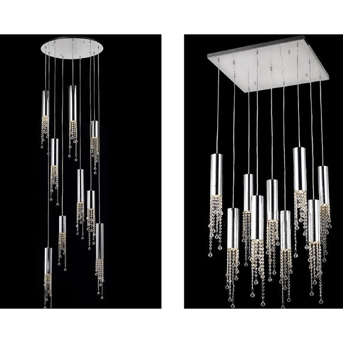 MIRODEMI® Monterosso | Hanging Crystal Designer Light Fixture 