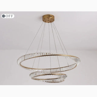 MIRODEMI® Monthey | Creative Gold Crystal Chandelier for Living Room