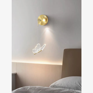 MIRODEMI® Montijo | Butterfly Bedside Wall Lamp for Kids Room | wall sconce | wall light