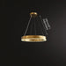 MIRODEMI® Morges | Gold Crystal Round Light for Bedroom
