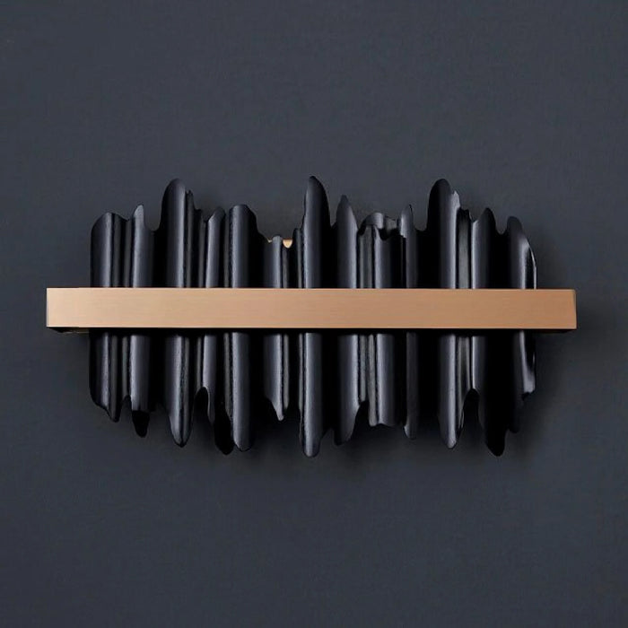 MIRODEMI Moulinet black gold wall light