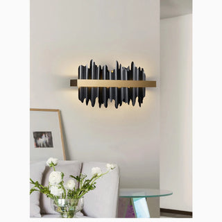 MIRODEMI Moulinet black gold light fixture