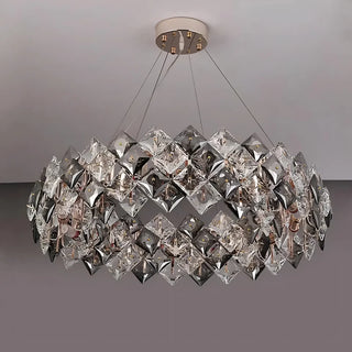 MIRODEMI® Münchenwiler | Modern Chrome Crystal Lamp for Bedroom