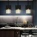 MIRODEMI® Münsingen | Modern Black Crystal Lighting for Dining Room