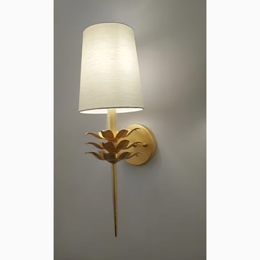 MIRODEMI® Neuhausen am Rheinfall | Gold Wall Lamp in the Shape of Flower