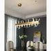 MIRODEMI® Ninove | Gold Rectangle Exceptional Crystal Chandelier for Dining Room, Living Room