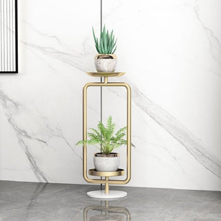 MIRODEMI® Nordic Creativity Golden Plant Stand for Indoor Porch