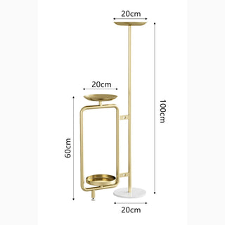 MIRODEMI® Nordic Creativity Golden Plant Stand for Indoor Porch, Living Room, Details, Parameters