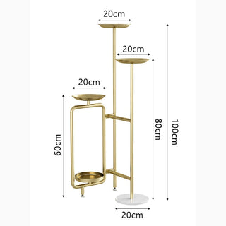 MIRODEMI® Nordic Creativity Golden Plant Stand for Indoor Porch, Details, Parameters