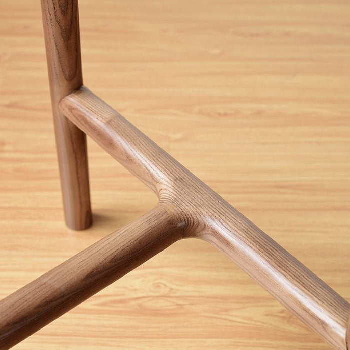 MIRODEMI® Nordic-Styled Bar High Stool Made of Solid Wood Details