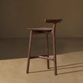 MIRODEMI® Nordic-Styled Bar High Stool Made of Solid Wood image