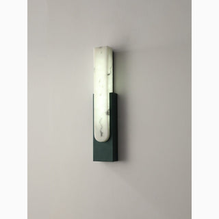 MIRODEMI® Nyon | Marble Rectangular Wall Lamp for Living Room