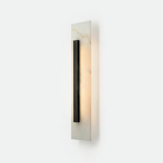 MIRODEMI® Oberhofen am Thunersee | Minimalistic Black Rectangular Wall Lamp