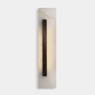 MIRODEMI® Oberhofen am Thunersee | Minimalistic Black Rectangular Wall Lamp