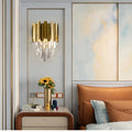 MIRODEMI® Oder | Modern Golden Crystal Wall Lamp