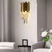 MIRODEMI® Oder | Modern Golden Crystal Wall Lamp