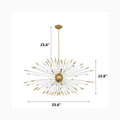MIRODEMI® Oletta | Dandelion-Shaped LED Crystal Chandelier