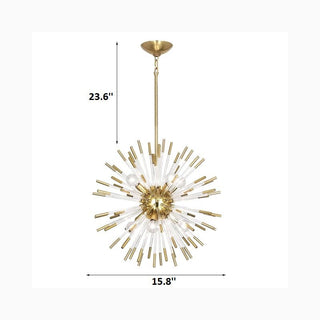 MIRODEMI® Oletta | Dandelion-Shaped LED Crystal Chandelier