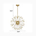 MIRODEMI® Oletta | Dandelion-Shaped LED Crystal Chandelier