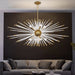 MIRODEMI® Oletta | Dandelion-Shaped LED Crystal Chandelier