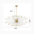 MIRODEMI® Oletta | Dandelion-Shaped LED Crystal Chandelier