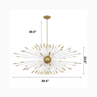 MIRODEMI® Oletta | Dandelion-Shaped LED Crystal Chandelier